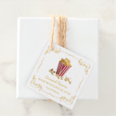 ヴィンテージ自家製ポップコーンスクエアつるラベル フェイバータグ (インサイチュ)