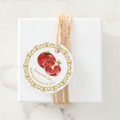 ヴィンテージ自家製ポメグラナートジャムつるラベルlホワイト フェイバータグ (インサイチュ)