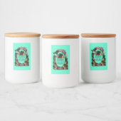 ヴィンテージ自家製ミックスフルーツ保存用テンプレート フードラベル (ボトル)