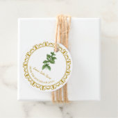 ヴィンテージ自家製レモンバームシロップつるラベル フェイバータグ (インサイチュ)