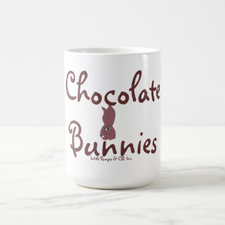 ヴィンテージ自然なチョコレートバニーのマグ コーヒーマグカップ