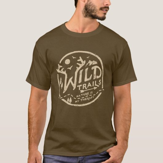 ヴィンテージ自然フィジカルセラピーハイクキャ走ンプ Tシャツ (正面)
