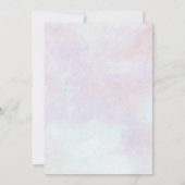 ヴィンテージ自然フローラ引っ越し祝いパーティーパーティー 招待状 (裏面)