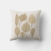 ヴィンテージ自然主義植物学スケッチ | 離れ1858 クッション (裏面)