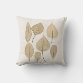 ヴィンテージ自然主義植物学スケッチ | 離れ1858 クッション (正面)