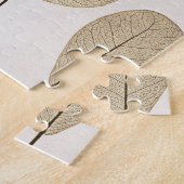 ヴィンテージ自然主義植物学スケッチ | 離れ1858 ジグソーパズル (側面)