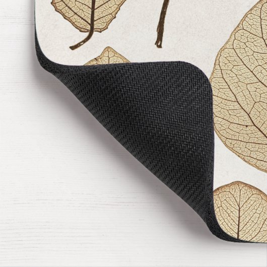 ヴィンテージ自然主義植物学スケッチ | 離れ1858 マウスパッド (コーナー)