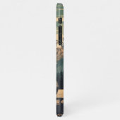 ヴィンテージ自然及び自動二輪車 iPhoneケース (左側)