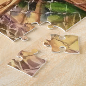 ヴィンテージ自然咲き花籠水彩 ジグソーパズル (側面)