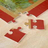 ヴィンテージ自然野生生命動物イラストレーション ジグソーパズル (側面)