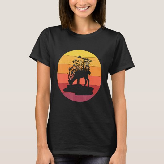 ヴィンテージ自然鹿 Tシャツ (正面)
