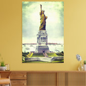 ヴィンテージ自由の女神 キャンバスプリント (インサイチュ (リビング))