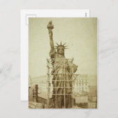 ヴィンテージ自由の女神 シーズンポストカード (正面/裏面)