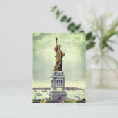 ヴィンテージ自由の女神 ポストカード (スタンド正面)