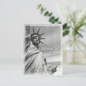 ヴィンテージ自由の女神 ポストカード (スタンド正面)