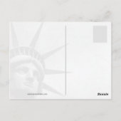 ヴィンテージ自由の女神 ポストカード (裏面)