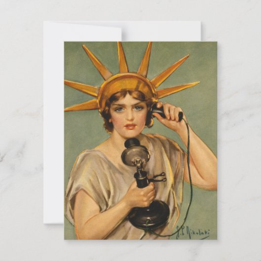 ヴィンテージ自由の女神WWI愛国戦争 (正面)