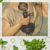 ヴィンテージ自由の女神WWI愛国戦争 キッチンタオル (折り畳み)