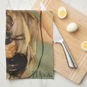 ヴィンテージ自由の女神WWI愛国戦争 キッチンタオル (四つ折り)