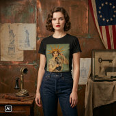 ヴィンテージ自由の女神WWI愛国戦争 Tシャツ