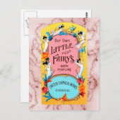 ヴィンテージ自身の小さな妖精のバスの香水 ポストカード (正面/裏面)