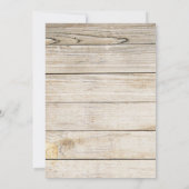 ヴィンテージ自転車の結婚式招待状 招待状 (裏面)