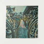 ヴィンテージ自転車アート タペストリー (正面)