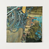 ヴィンテージ自転車ギフト タペストリー (正面(横))