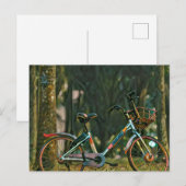 ヴィンテージ自転車ギフト ポストカード (正面/裏面)