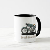 ヴィンテージ自転車コーヒーマグ マグカップ (正面右)