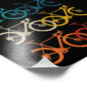 ヴィンテージ自転車サイクリングロードバイクレース自転車 フォトプリント            (角)