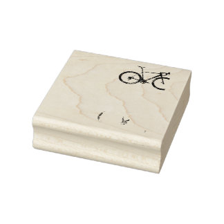 ヴィンテージ自転車サイクリングロードバイクレース自転車 ラバースタンプ