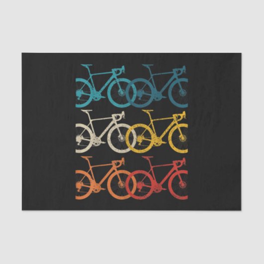 ヴィンテージ自転車サイクリングロードバイクレース自転車 薄葉紙 (正面)