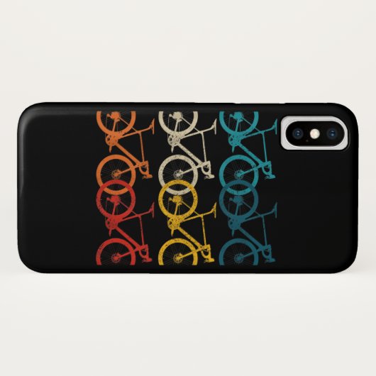 ヴィンテージ自転車サイクリングロードバイクレース自転車 Case-Mate iPhoneケース (裏面(横))