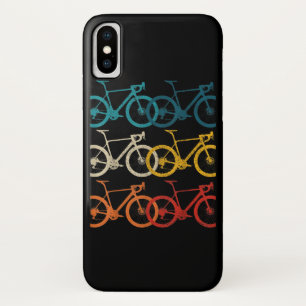 ヴィンテージ自転車サイクリングロードバイクレース自転車 iPhone X ケース