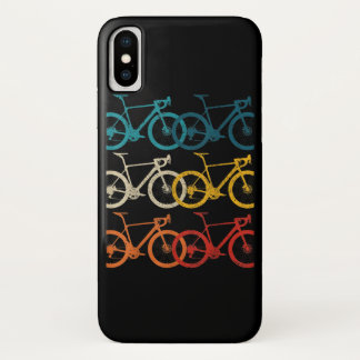 ヴィンテージ自転車サイクリングロードバイクレース自転車 iPhone X ケース