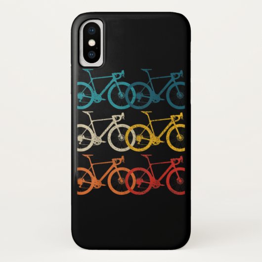 ヴィンテージ自転車サイクリングロードバイクレース自転車 Case-Mate iPhoneケース (裏面)
