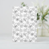 ヴィンテージ自転車バイクアートパタカスタムーンBGカラー サンキューカード (スタンド正面)