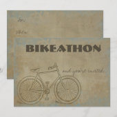 ヴィンテージ自転車ビキアトン開発 招待状 (正面/裏面)