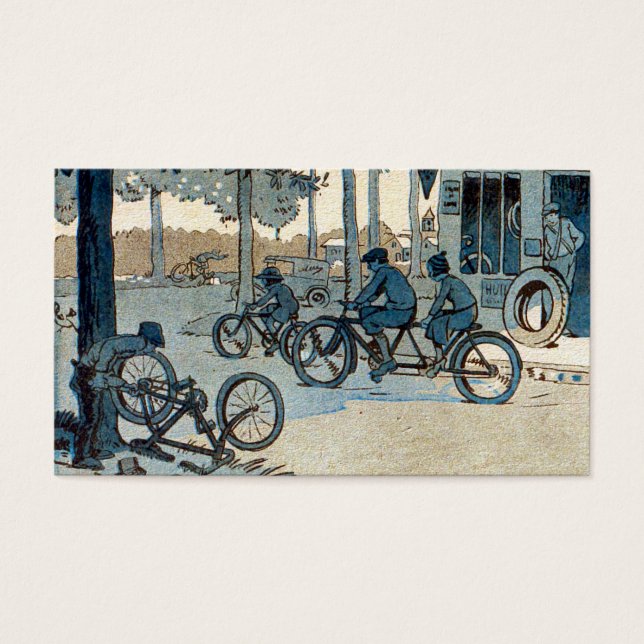 ヴィンテージ自転車プリント (正面)