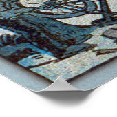 ヴィンテージ自転車プリント ポスター (角)