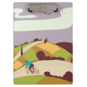 ヴィンテージ自転車ポスター クリップボード (正面)