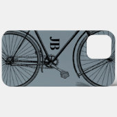 ヴィンテージ自転車モノグラムミニマルバイク Case-Mate iPhoneケース (裏面 (横))