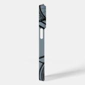 ヴィンテージ自転車モノグラムミニマル自転車 Case-Mate iPhoneケース (裏面 / 右)