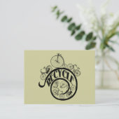 ヴィンテージ自転車リサイクルのアパレルとギフト ポストカード (スタンド正面)