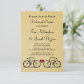ヴィンテージ自転車リハーサルディナー招待状 招待状 (スタンド正面)