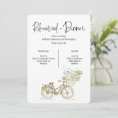 ヴィンテージ自転車リハーサル及びディナー招待状 招待状 (スタンド正面)