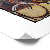 ヴィンテージ自転車広告ポスター ポスター (角)