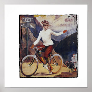 ヴィンテージ自転車広告ポスター ポスター