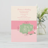 ヴィンテージ自転車招待状 招待状 (スタンド正面)